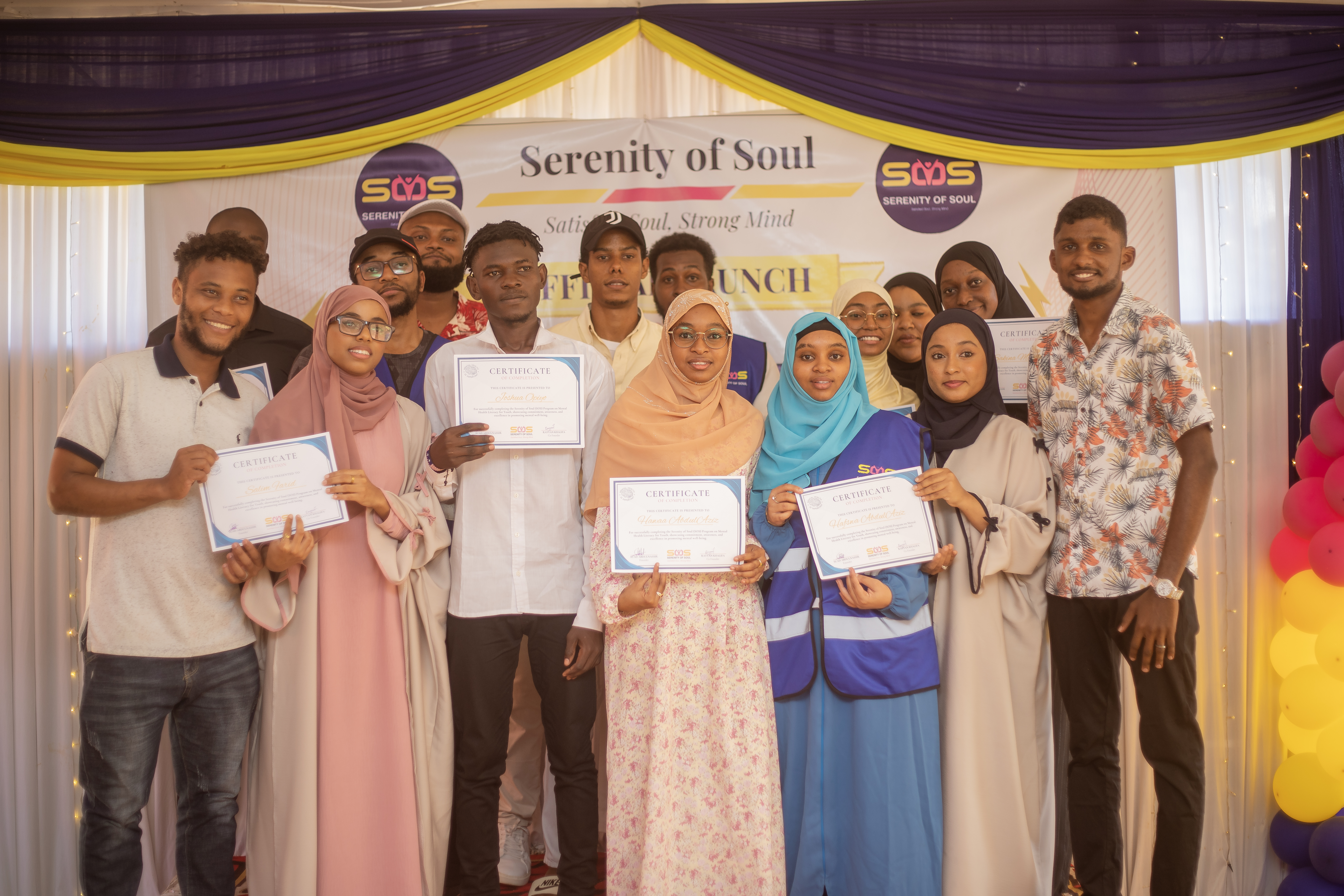 Team workshop photo at a community event